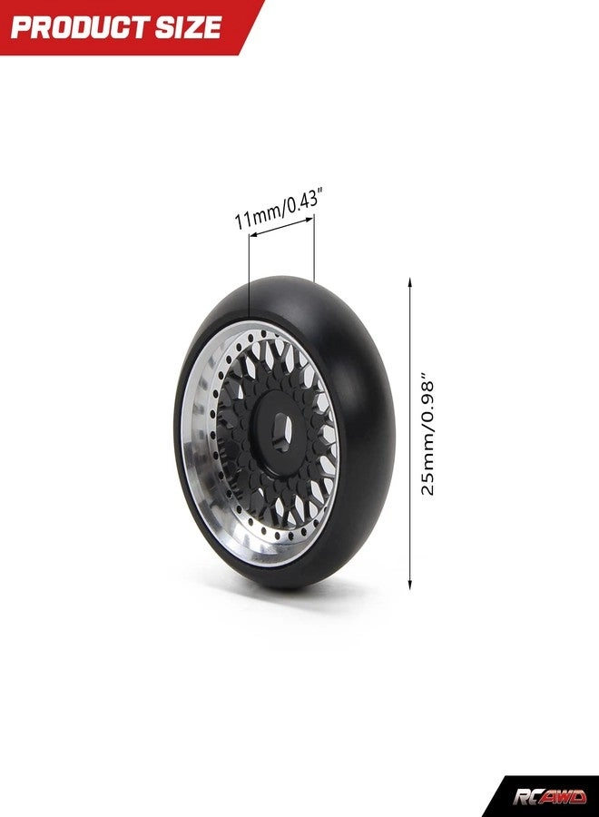 No More Glue Drift Wheel Tire - 1/28 27mm
