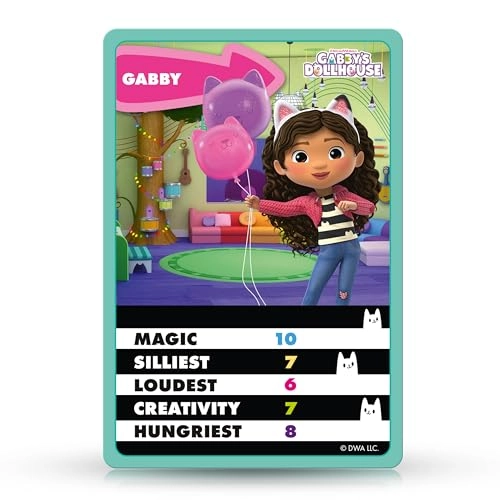 Gabby's Dollhouse Junior Card Game - English 3 years and up
