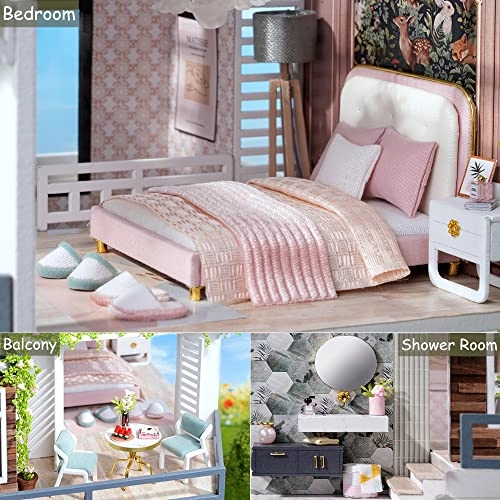 DIY Miniature Dollhouse Kit - Warm Moment 1:24