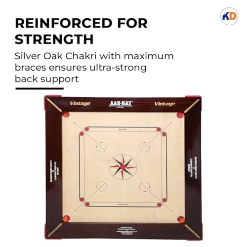 Golden Carrom Board