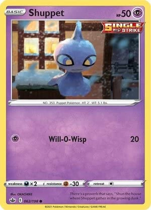 Pokémon Shuppet 062/198 - English