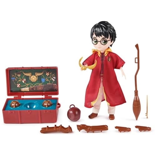 Spin Master Harry Potter Quidditch Doll - 8-inch 11 Pieces Ages 6+ Gift Set