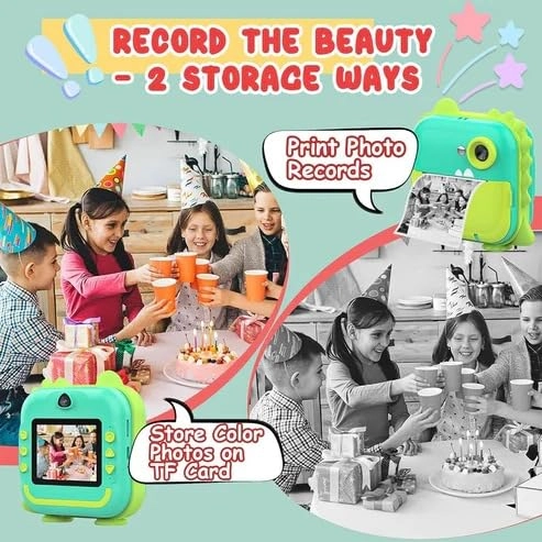 Instant Digital Camera - 48MP 1080P 2.4 Inch IPS Screen