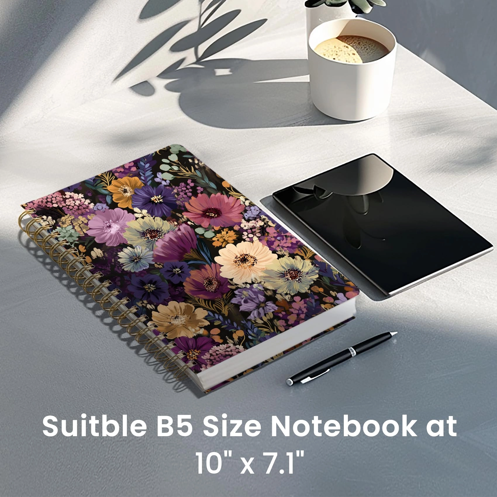 Spiral Notebook B5 Spiral - Lined 300 Pages