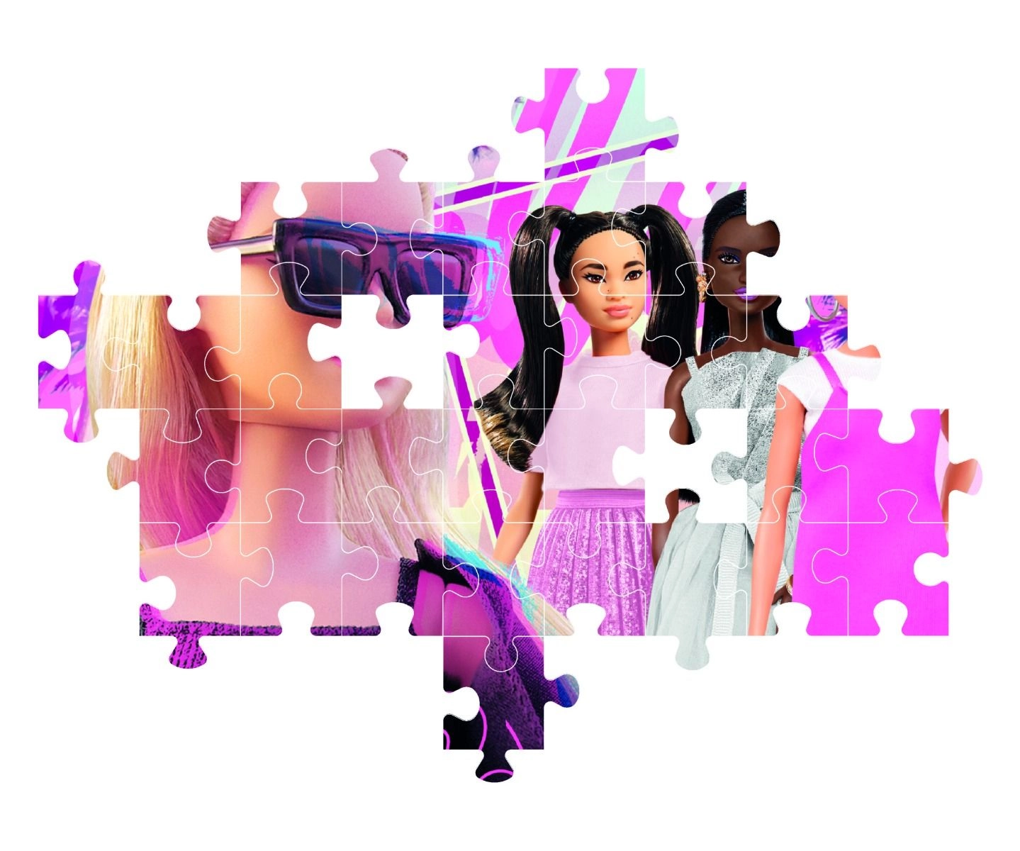 Barbie Fashion Super Color Puzzle (527-25752) - 104 pcs