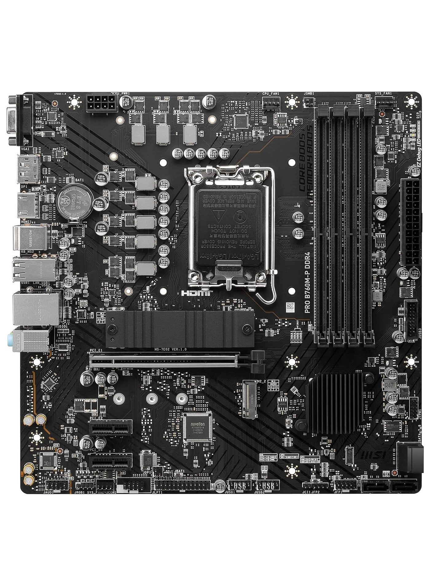 PRO B760M-P - DDR4 LGA 1700 PCIe 4.0