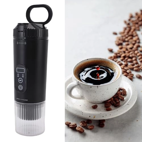 Portable Travel Coffee Maker - 80ml capsules and coffee powder