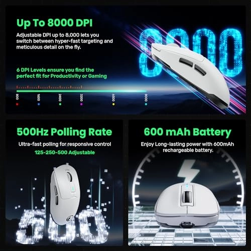 G59 Gaming Mouse - Tri-Mode Wireless