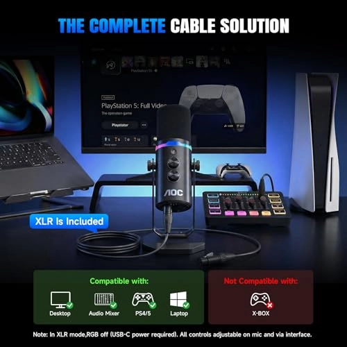 Dynamic Microphone USB+XLR Microphone