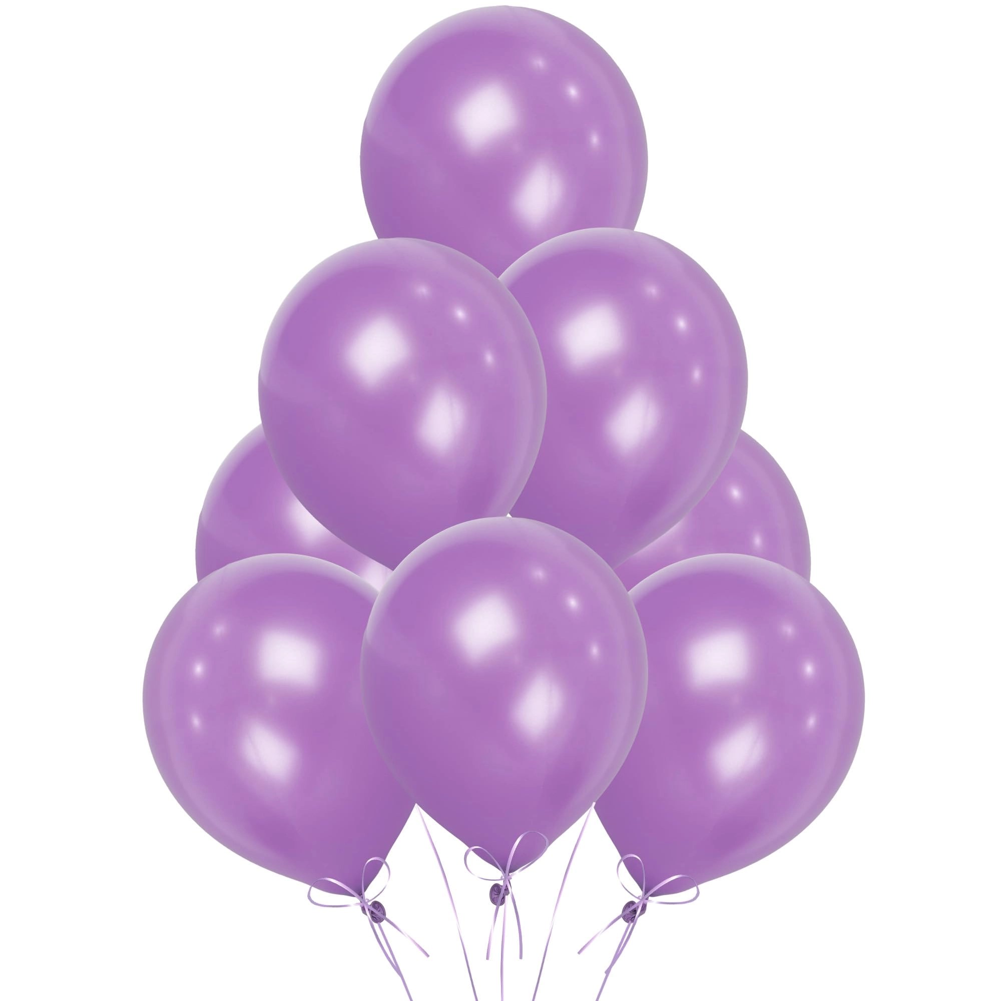 Shatchi Ltd Purple Balloons - 10 Pack Birthday Wedding Baby Shower Valentine's Day