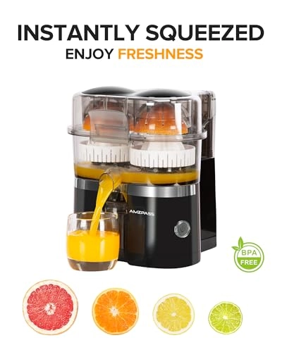 Dual-Head Electric Citrus Juicer - 100 watts