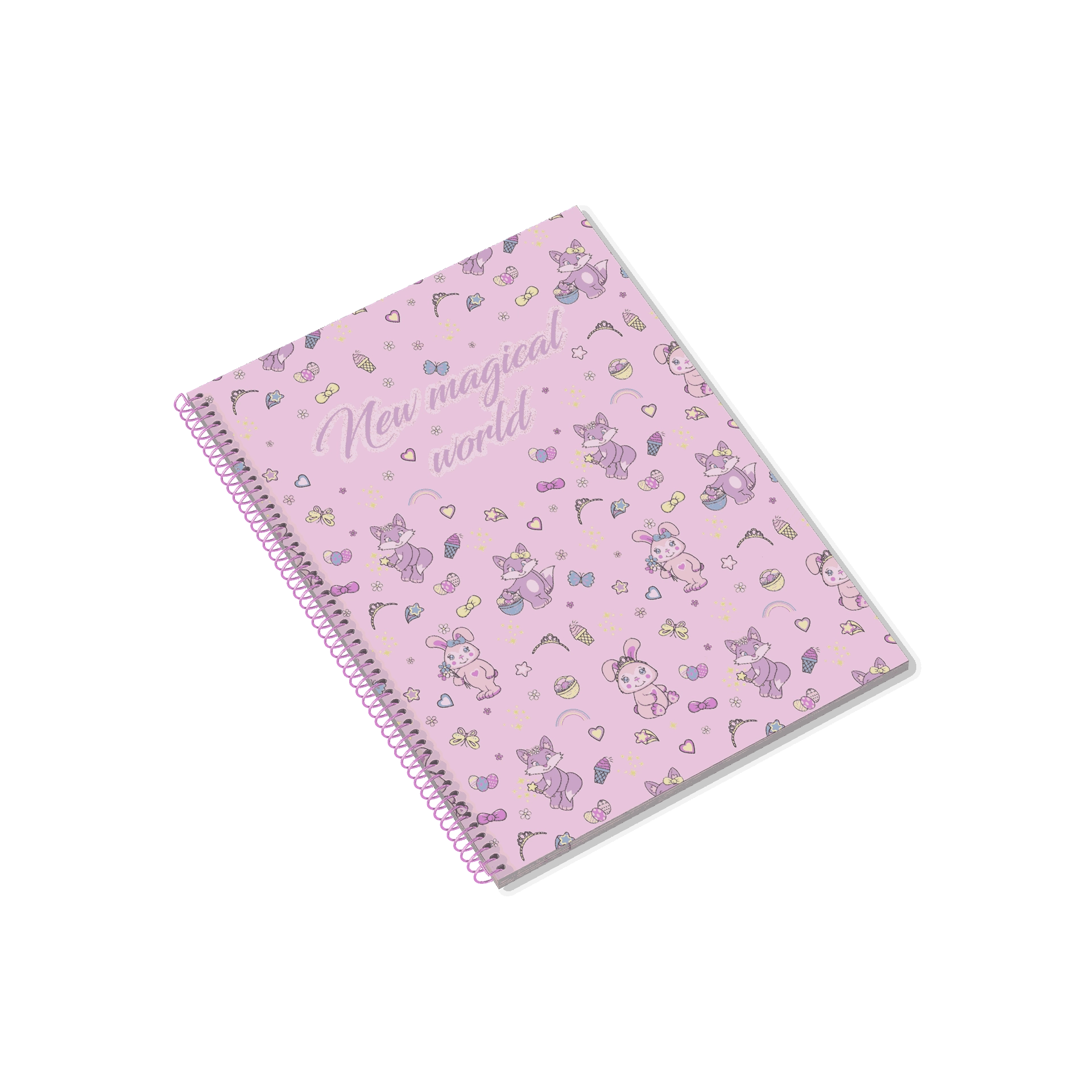 Ámbar Magical World A4 Spiral - 80 Sheets