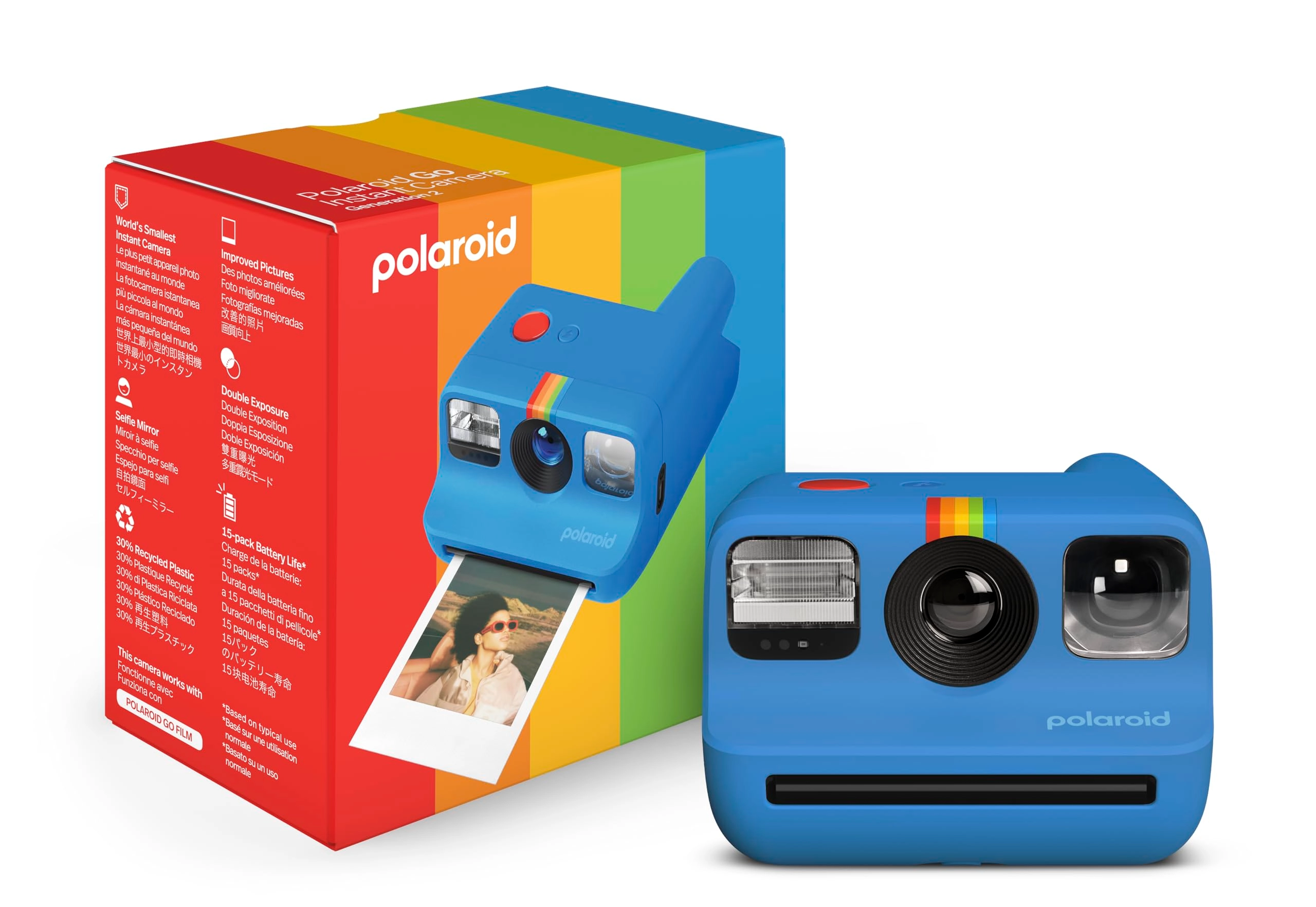 Polaroid Go Generation 2 - Mini Instant Film Camera Red
