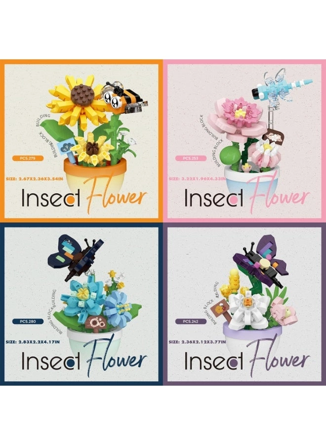 Mini Flower Bonsai - 4 piece(s)