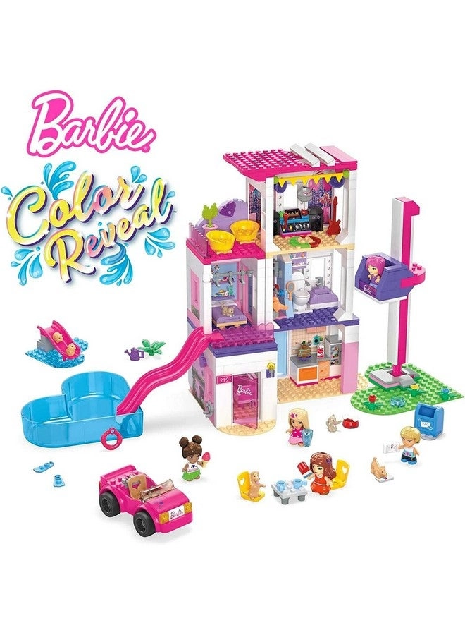 Barbie Color Reveal DreamHouse - 5 Micro-Dolls 6 Pets 30+ Surprises