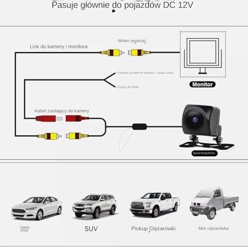 Truck Rear View Camera - Night vision 1280p*960p