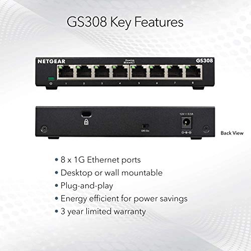 GS308-300UKS 8-Ports