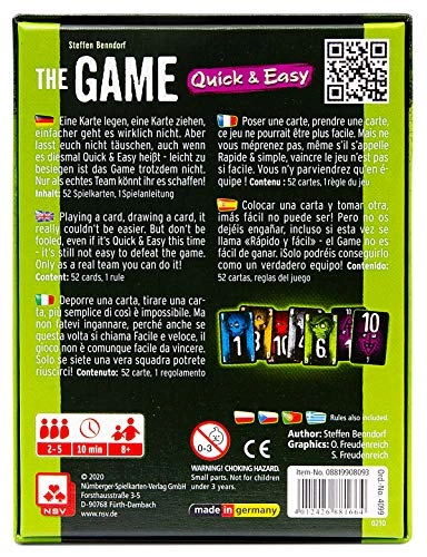 The Game: Quick & Easy