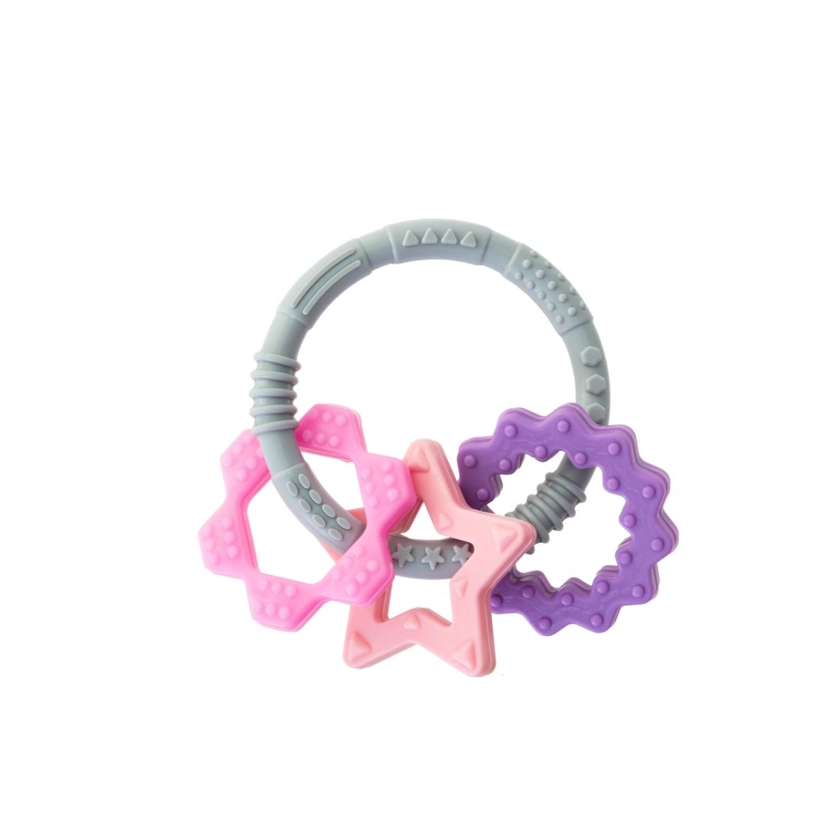 Babyjem Silicon Ring Teether - 100% food-grade silicone