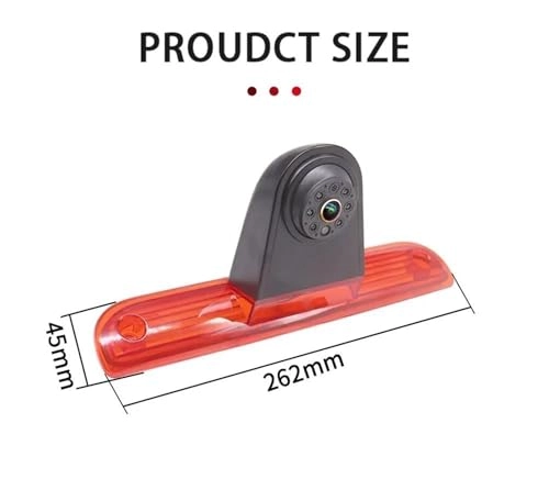 Rear View Camera Fisheye - Night vision Wired 1080P