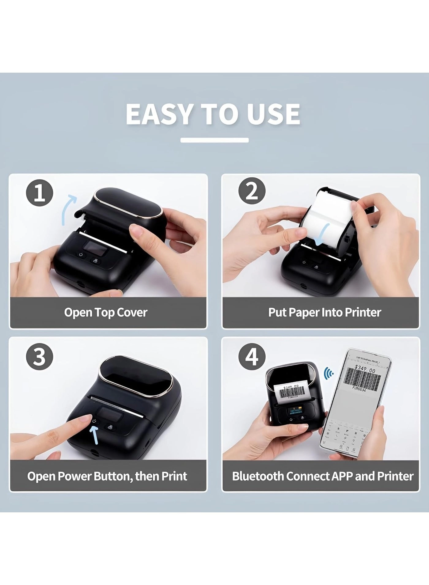 M110 - Mini Portable Thermal Bluetooth