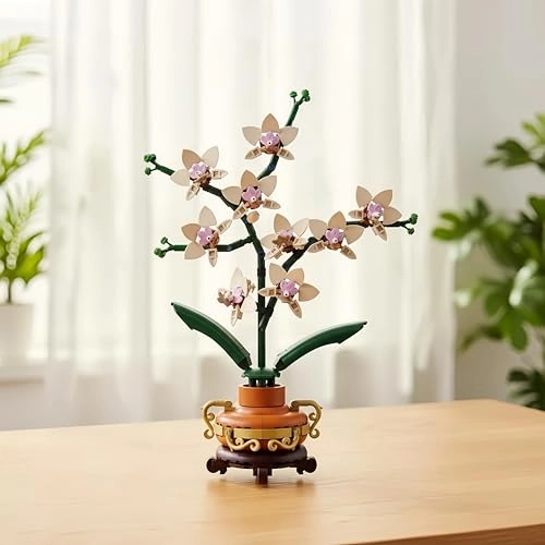 Orchid Flowers Building Set (K96235) - Blue