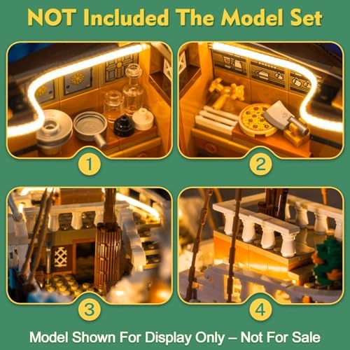 Light kit for LEGO The Going Merry Pirate Ship 75639