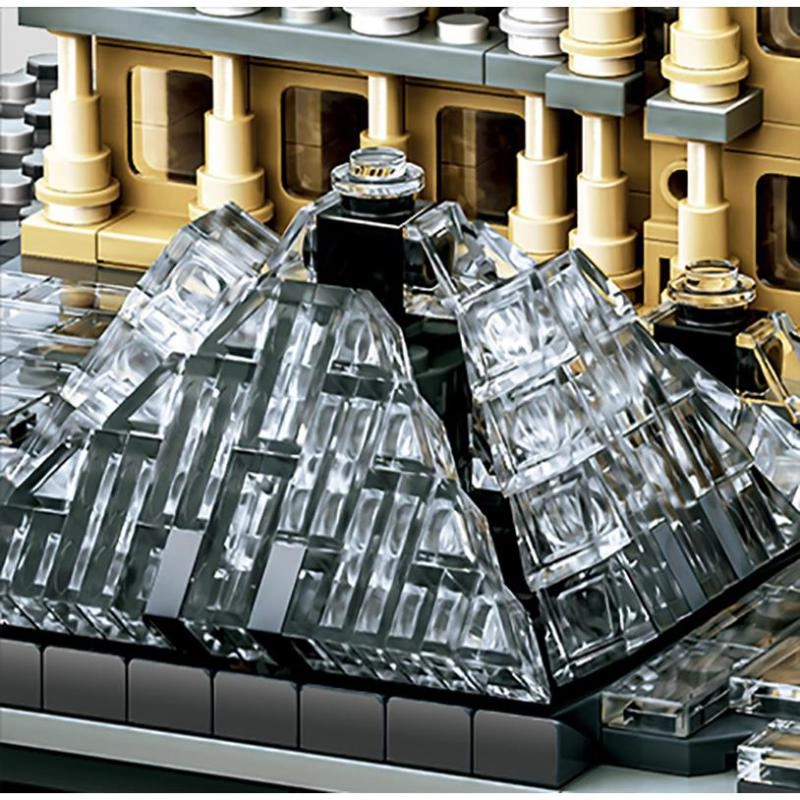 Museum Louvre in Paris France 3D Puzzle (4213) - 785 pcs