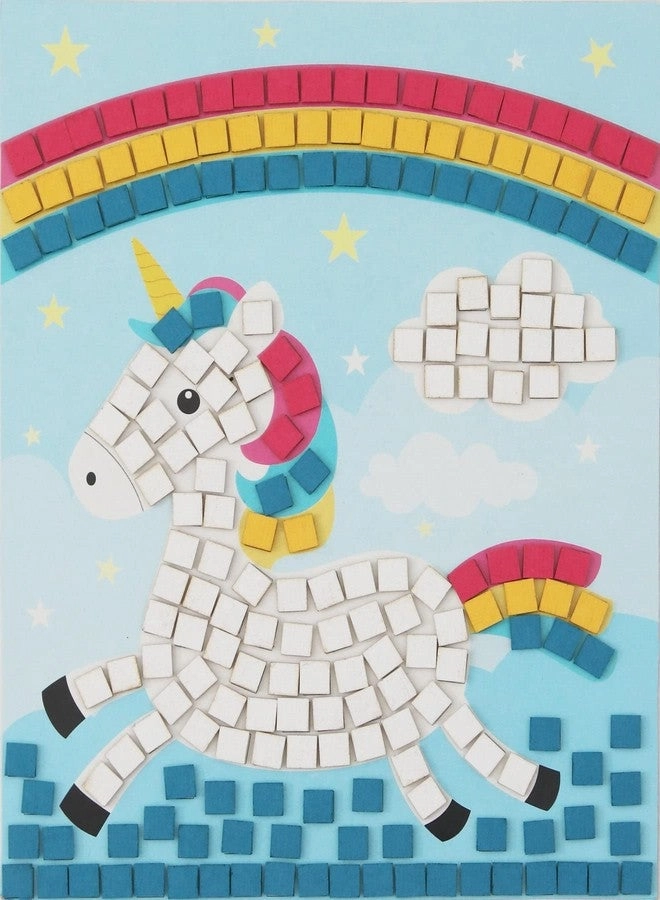 Mosaic Art Decor Peel & Stick - Unicorn 17x21cm