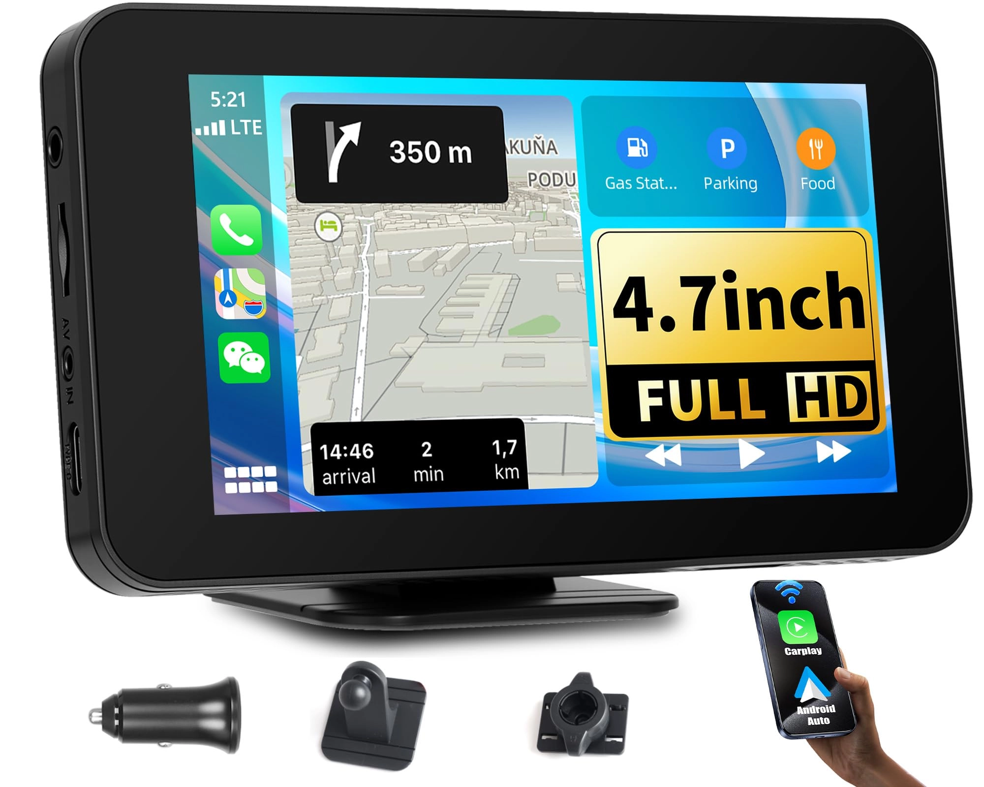 CAMECHO Portable Car Radio