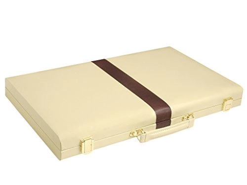 Deluxe Backgammon Set - Camel