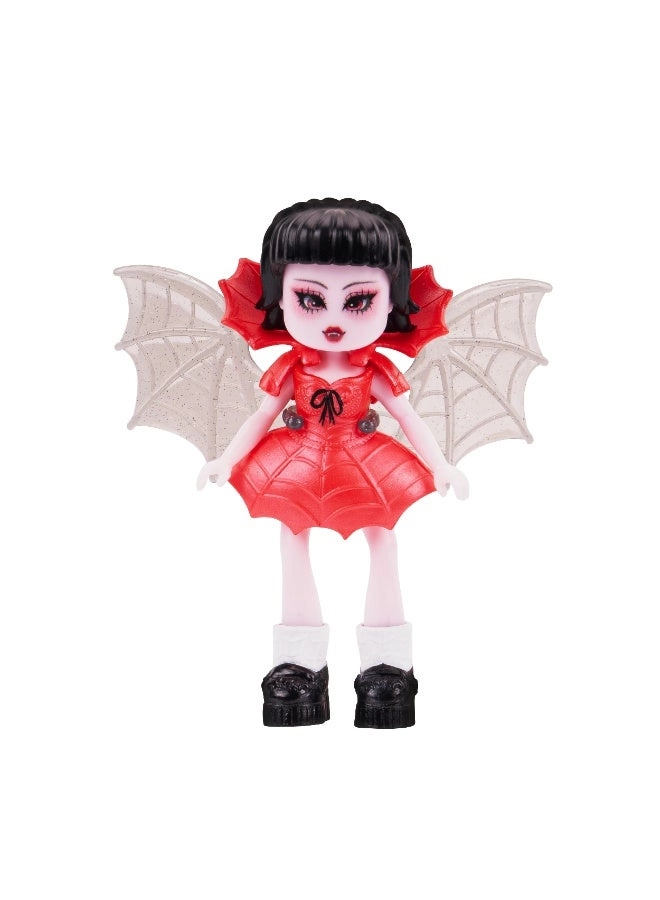 Dark Fairy Doll Figure - 3-Inches Plastic Ages 5+