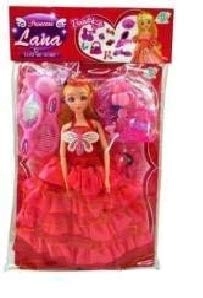 Princess Doll - Foldable Hands 3D Eyes Beauty Accessories Ages 3+ Set