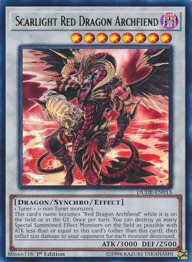 Yu-Gi-Oh! Scarlight Red Dragon Archfiend DUDE-EN013