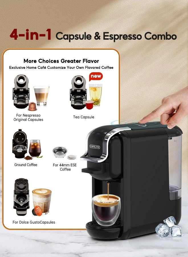 4-in-1 Capsule Coffee Machine - 19 bar (AC-514)