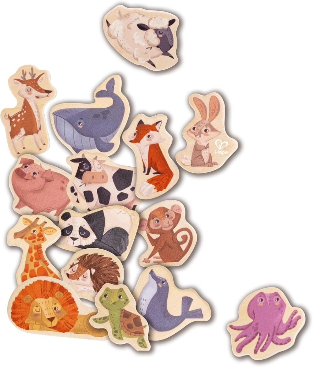 Wooden Magnetic Animals (E2002) 30 pcs