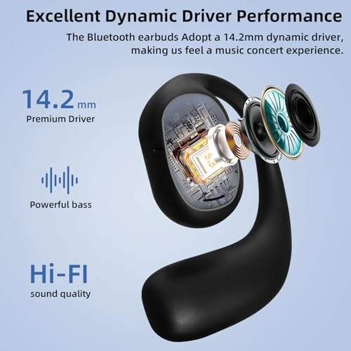 Open Ear Headphones Wireless Headphone