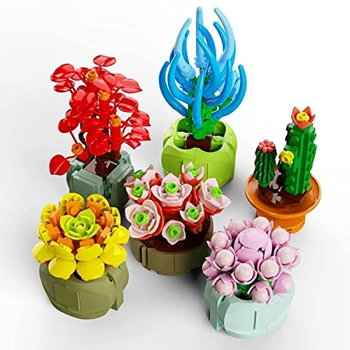 Mini Succulent Building Blocks Surprise Box Botanical - 6 years+ 2 pieces
