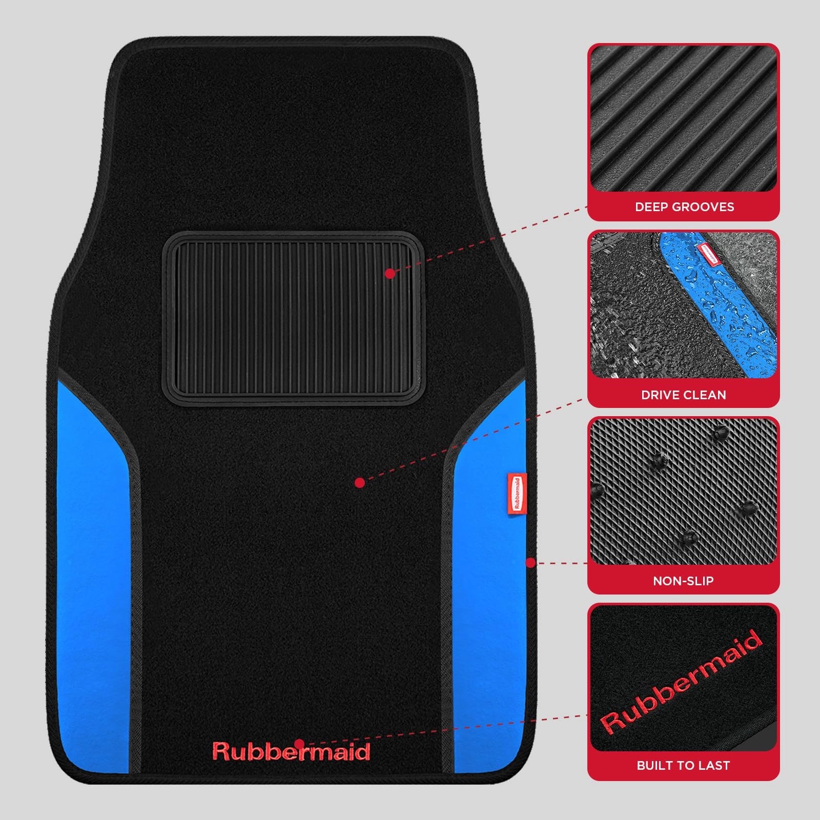 Car Mats - Blue Universal Fit