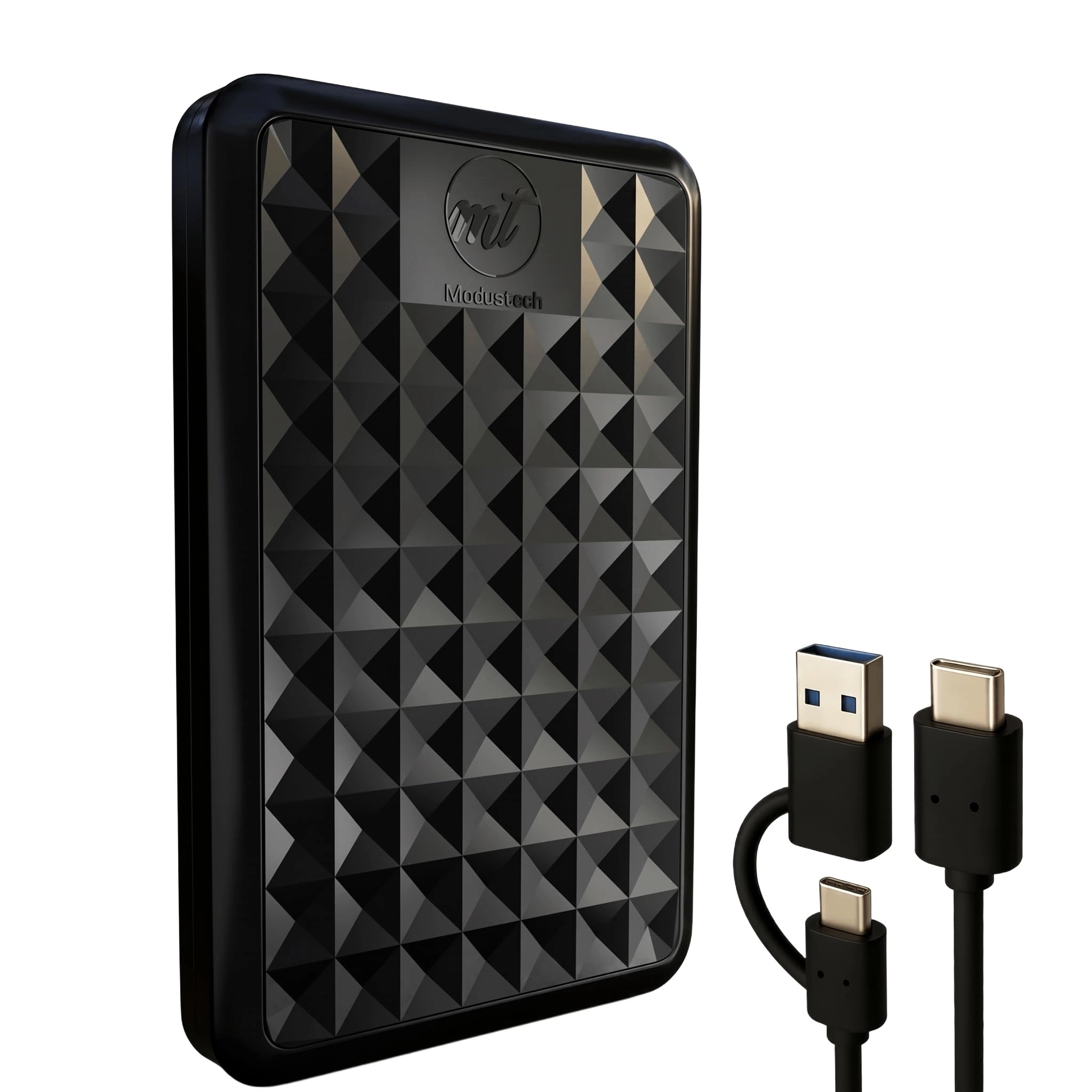 ModusTech Portable External Hard Drive - 7200 RPM 1TB 2.5-inch HDD