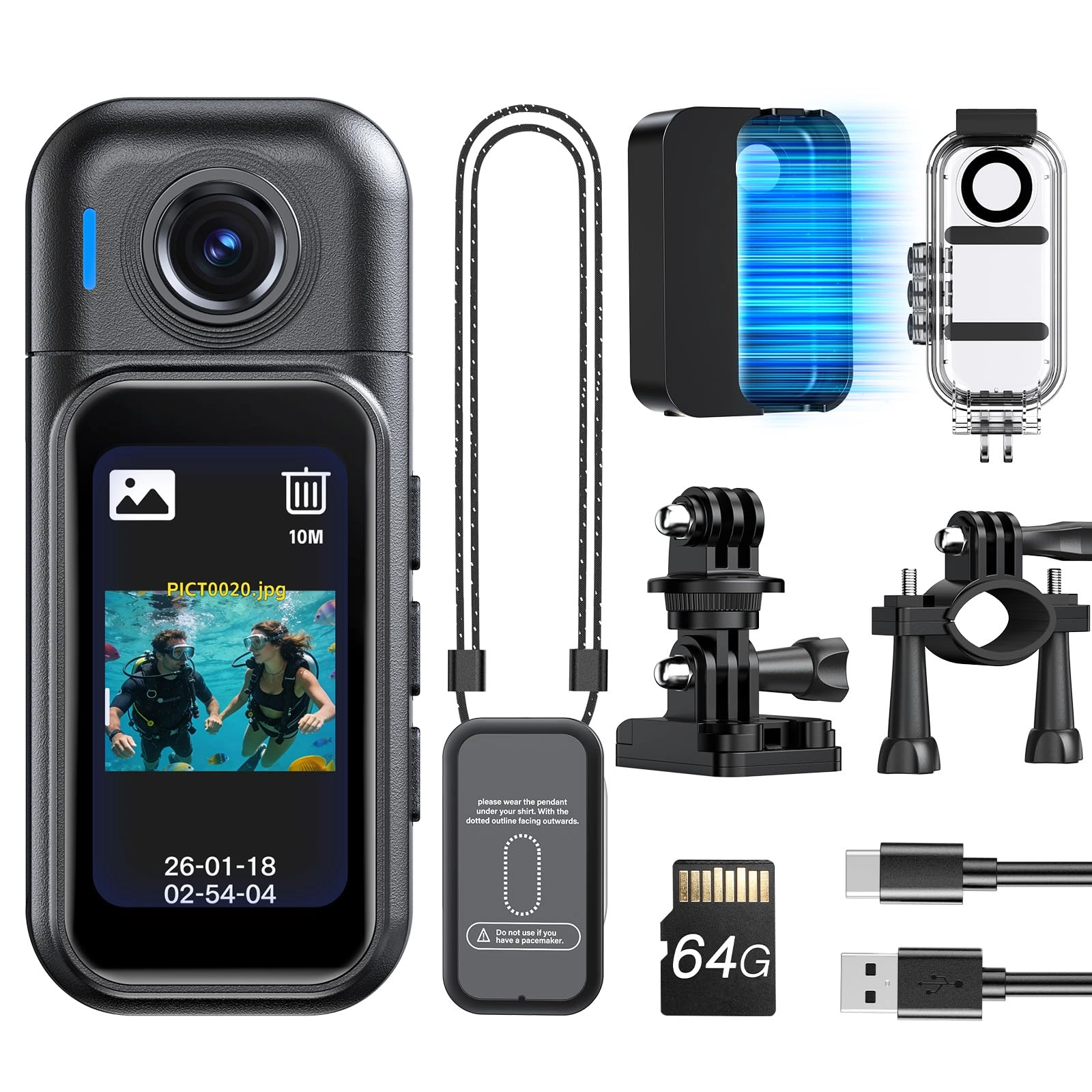 BOBLOV W3 - 1080p 64GB