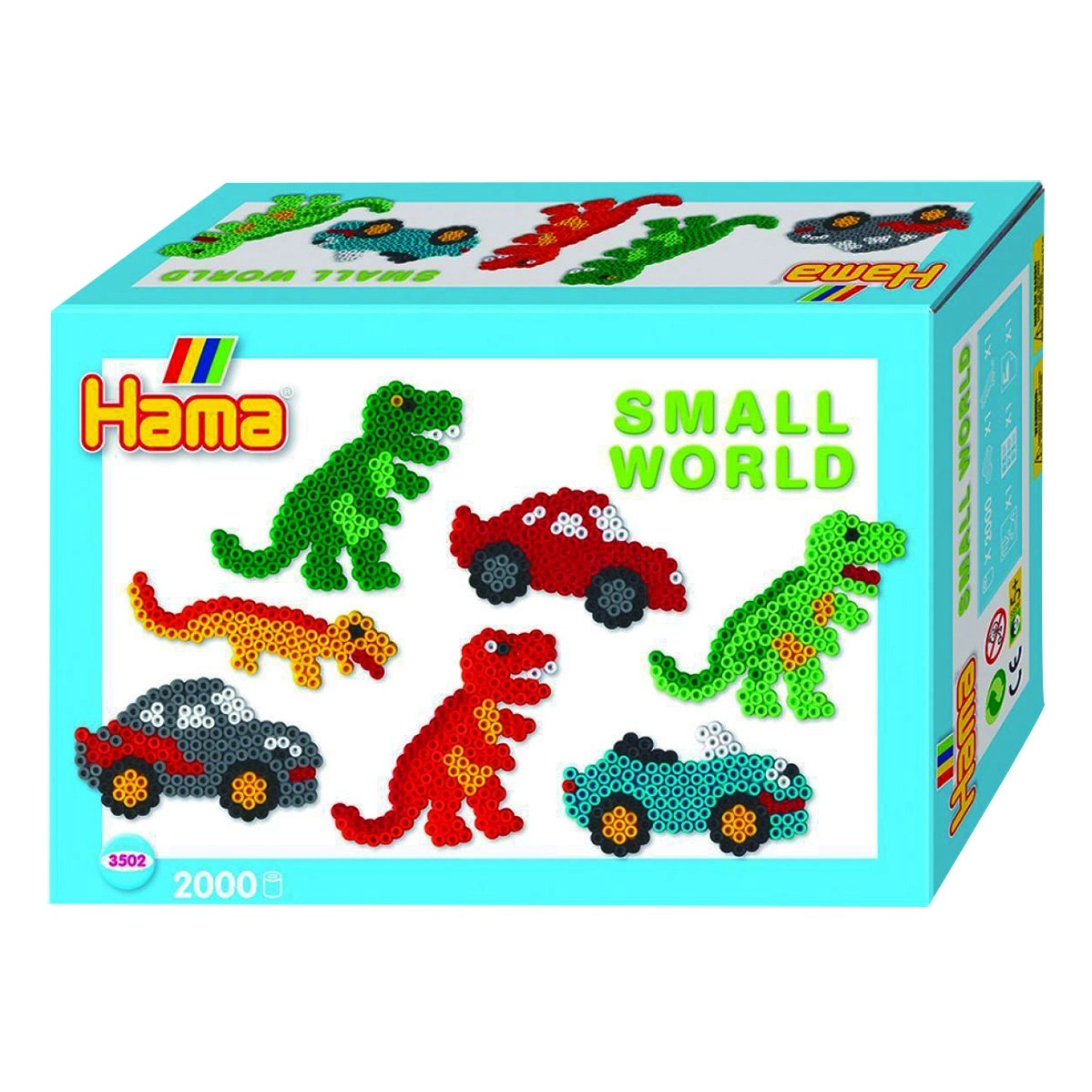Hama Dinosaur & Car - 2000 pieces