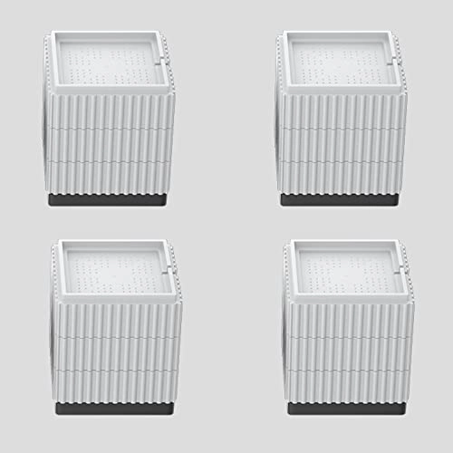 Universal Anti Vibration Feet Pads - 4pcs 6cm White