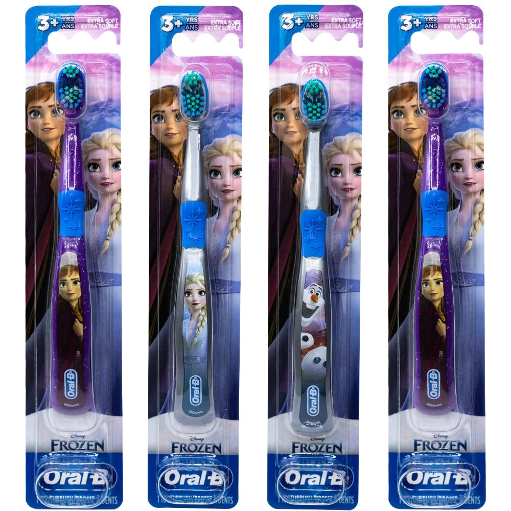 Oral-B Disney Frozen Toothbrush - Extra Soft 4-Piece Pack