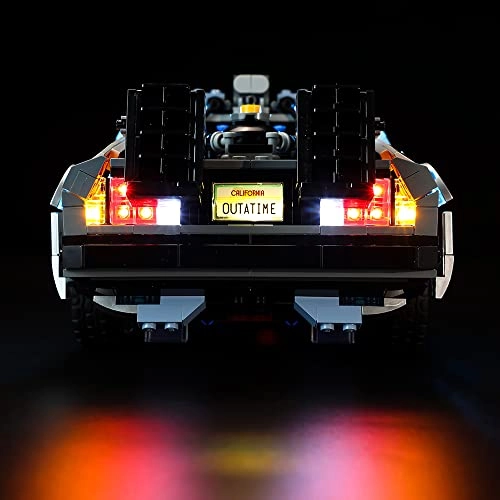 LED Light Kit for Back to The Future - Lego 10300