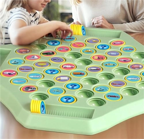 Flip Match Board Game - 1 month and up 52 pieces