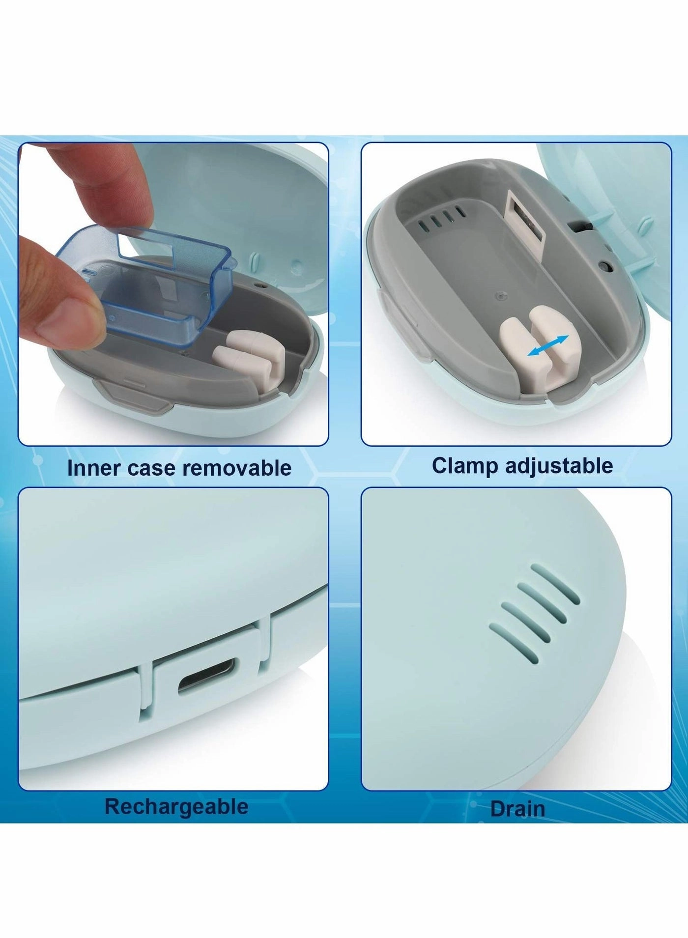 Mini UV Toothbrush Sterilizer Case