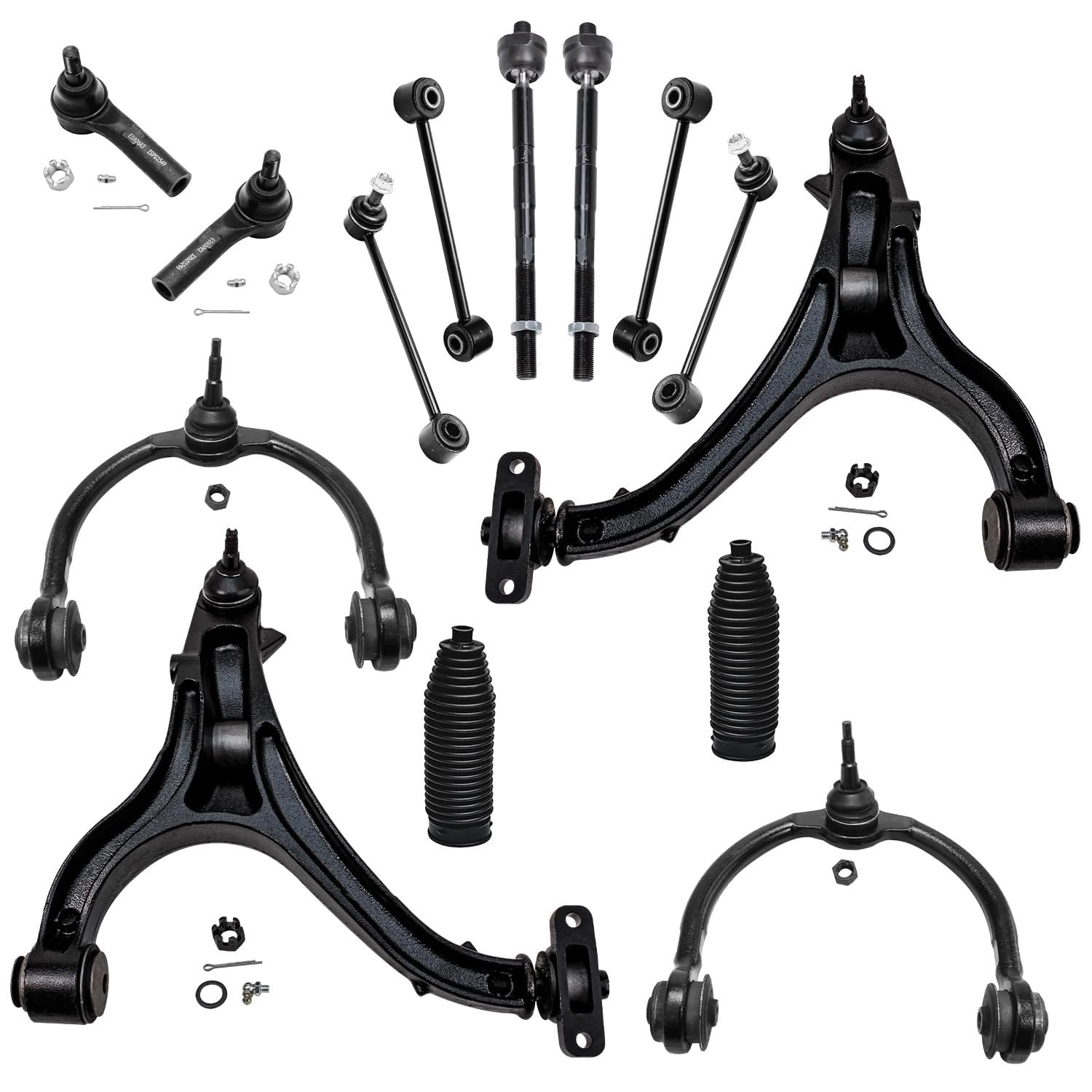 Detroit Axle Front End 14pc Suspension Kit - for 05-10 Jeep Grand Cherokee Commander