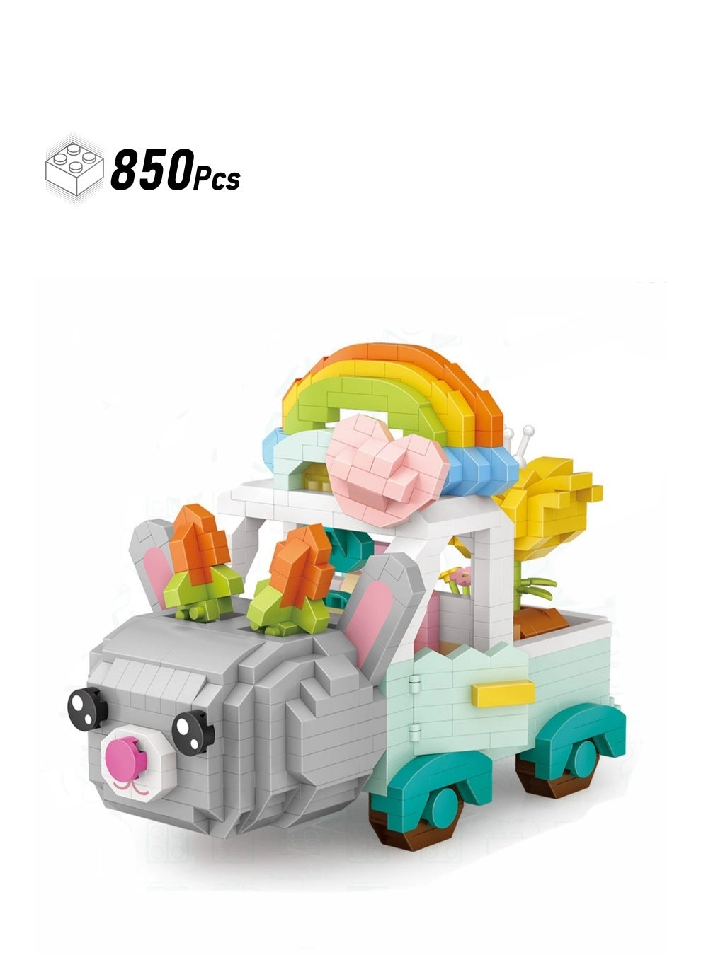 Loquat Car Model - 850pcs Rabbit