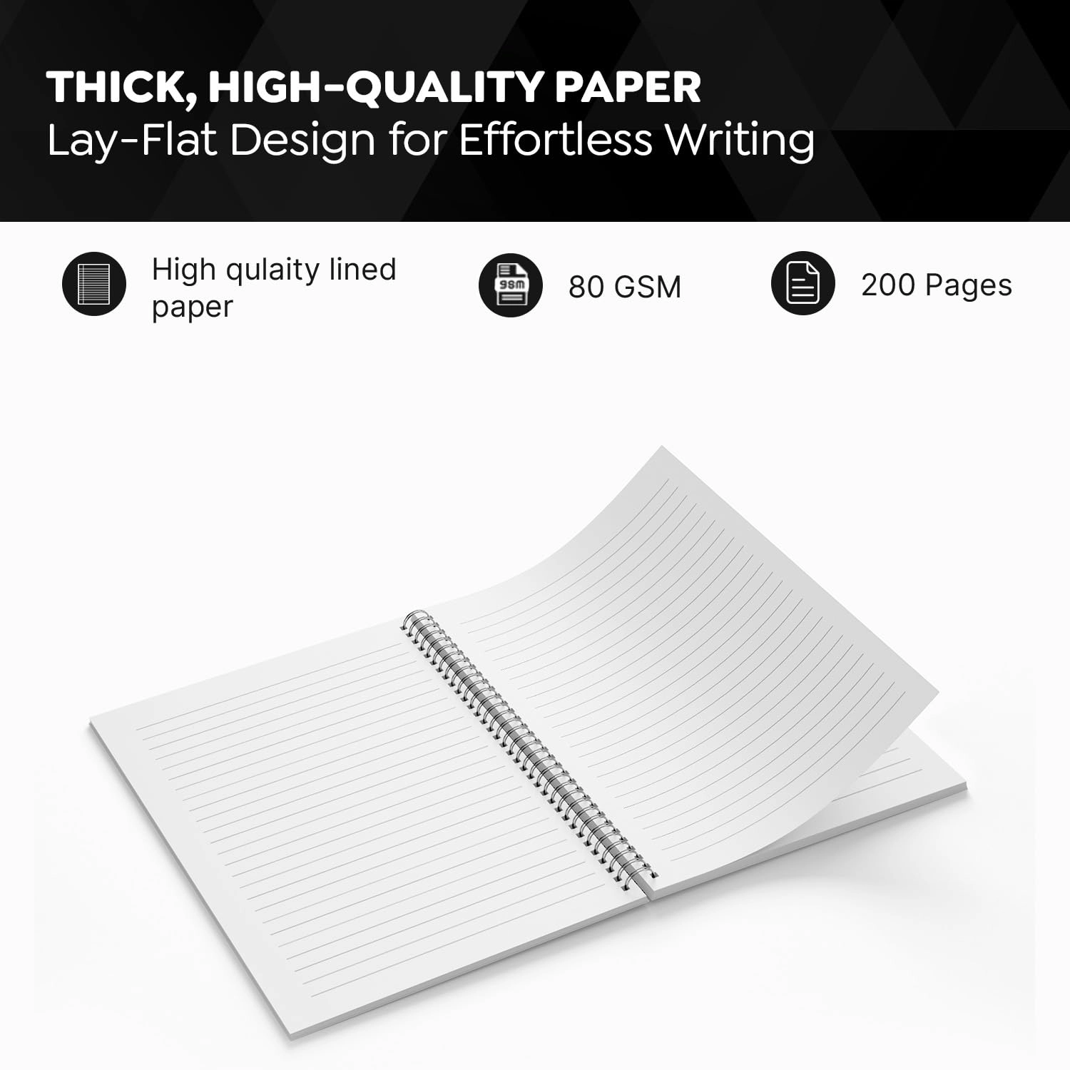 Wirebound Notebooks A5 Spiral - Lined